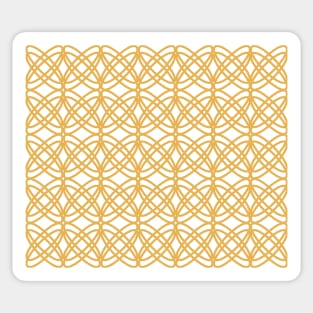 Abstract pattern - bronze and white. Sticker